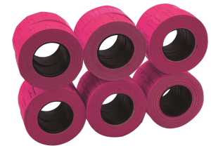 Kraf  Fiyat Etiketi Pembe  12'li