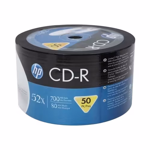 HP CD-R 700MB/80MIN 52X 50 Lİ SHRİNK