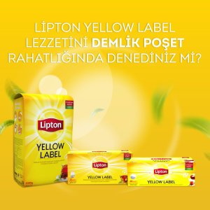 Lipton Yellow Tea Demlik Poşet Çay 100'lü