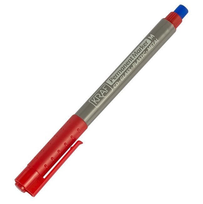 Kraf 260 Permanent Silgili Kalem Kırmızı (M)