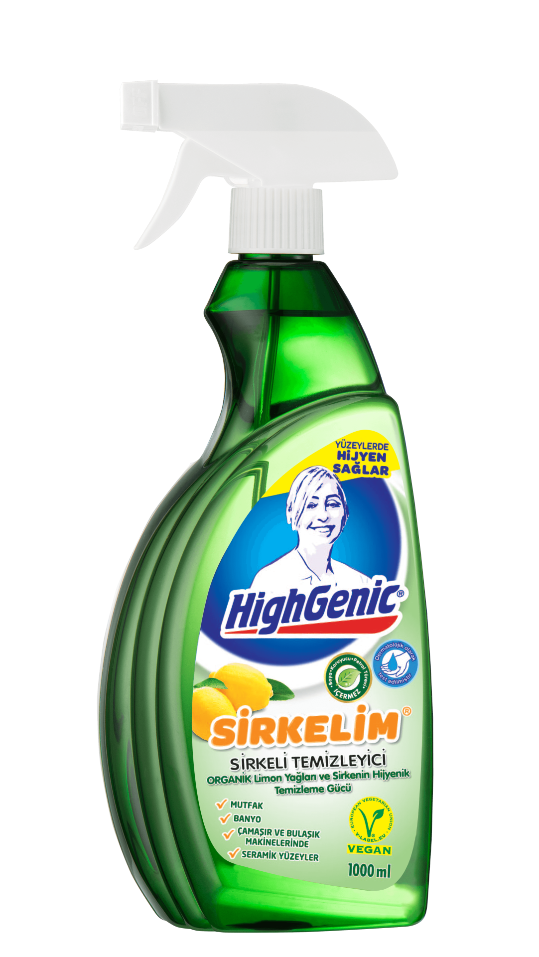 HighGenic Sirkelim Sirkeli Temizleyici Limon 1000 ml