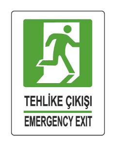 EKSTRAFİX 411 25x35 CM TEHLİKELİ ÇIKIŞ