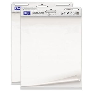Kraf 64x90 cm Yapışkanlı Flipchart Kağıdı 30'lu