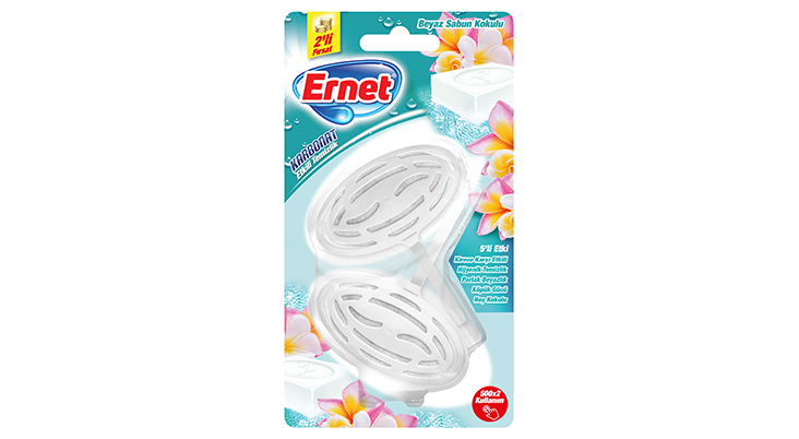 Ernet Klozet Blok Karbonat Etkili 2x40gr