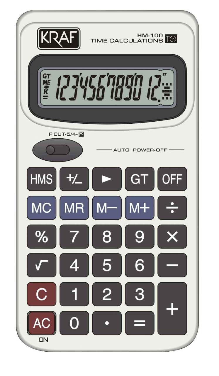 Kraf HM100 Cep Tipi Hesap Makinası