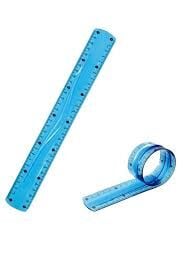 MAS CETVEL 2234 PLASTİK FLEXIBLE 30 CM MAVİ