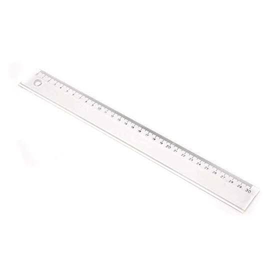 MAS CETVEL PLASTİK 2230 30 CM ŞEFFAF