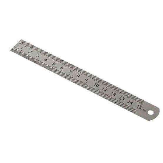 KRAF ÇELİK CETVEL 15 CM INCH ÖLÇÜLÜ 515G