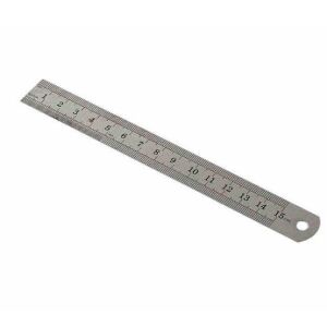 KRAF ÇELİK CETVEL 15 CM INCH ÖLÇÜLÜ 515G