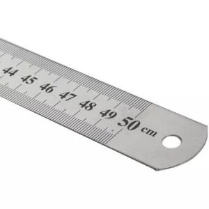 KRAF ÇELİK CETVEL 50 CM INCH ÖLÇÜLÜ 550G