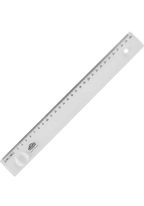 HATAS CETVEL GENİŞ PLASTİK MERCEKLİ 30 CM 00161