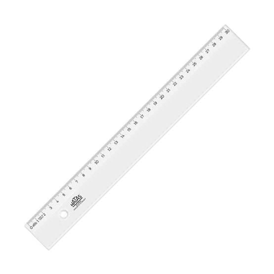 HATAS CETVEL PLASTİK 30 CM 00115