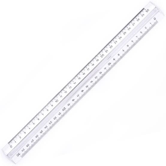 HATAS TRİBLİ CETVEL 30 CM