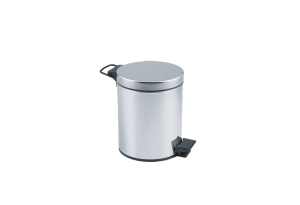 Krom Pedallı Çöp Kovası 12Lt