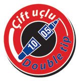 Mas 6414 Master Çift Taraflı Permanent Kalem Kırmızı