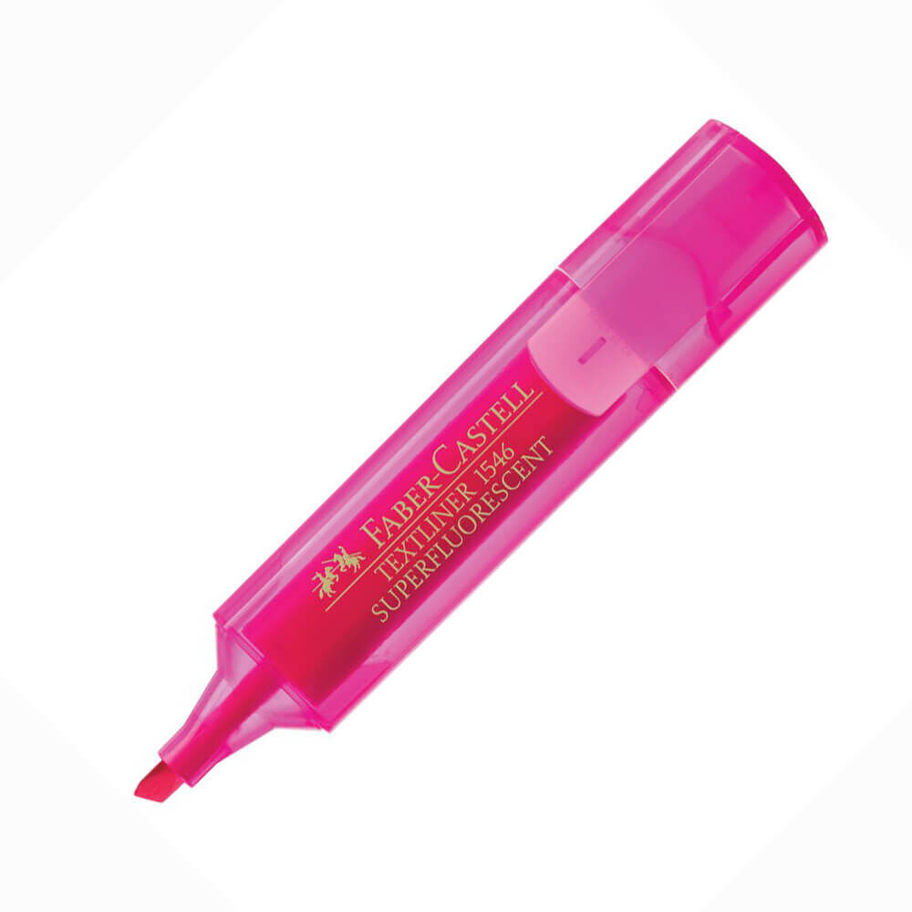 FABER CASTELL FOSFORLU KALEM ŞEFFAF 1546 PEMBE