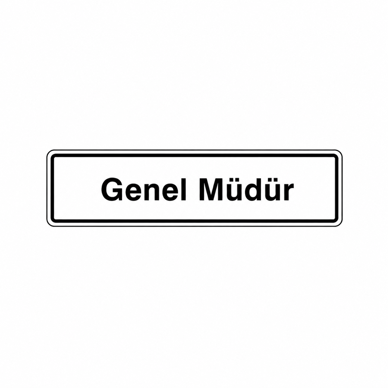 EKSTRAFİX YUL-111 7x24,5 CM GENEL MÜDÜR