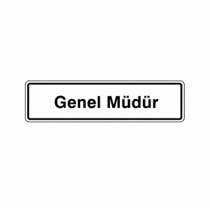 EKSTRAFİX YUL-111 7x24,5 CM GENEL MÜDÜR