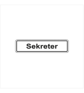 EKSTRAFİX YUL-119 SEKRETER 7x24,5 CM