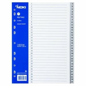 Noki 59231 1-31 Rakam Dosya Ayraç