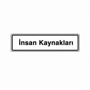 EKSTRAFİX YUL-131 İNSAN KAYNAKLARI 7x24,5 CM