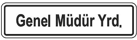 EKSTRAFİX YUL-103 GENEL MÜDÜR YRD 7x24,5 CM
