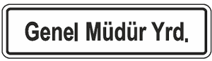 EKSTRAFİX YUL-103 GENEL MÜDÜR YRD 7x24,5 CM