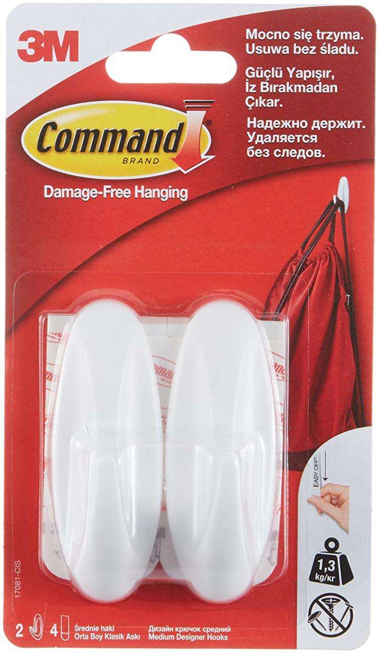3M Command 17081-TR Askı Orta Boy 2 li