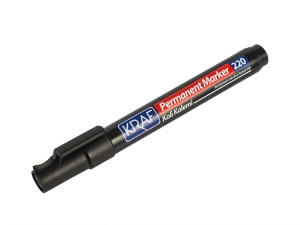 Kraf 220 Permanent Siyah Marker Yuvarlak Uç