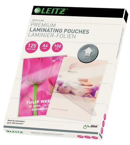 Leitz 7481 A-4 Laminasyon Filmi 125 Micron 100'lü