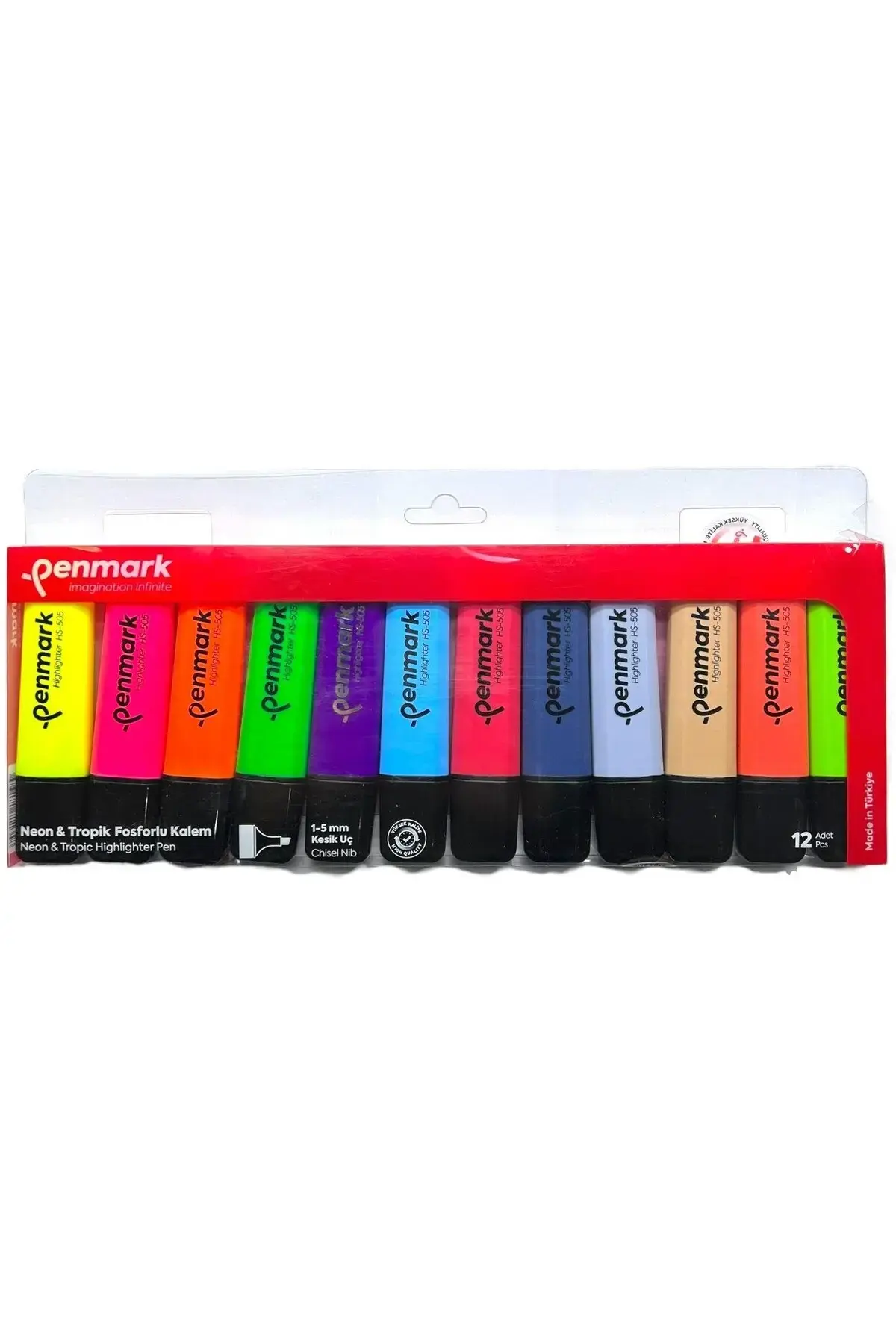 PENMARK 12 Lİ NEON FOSFORLU KALEM