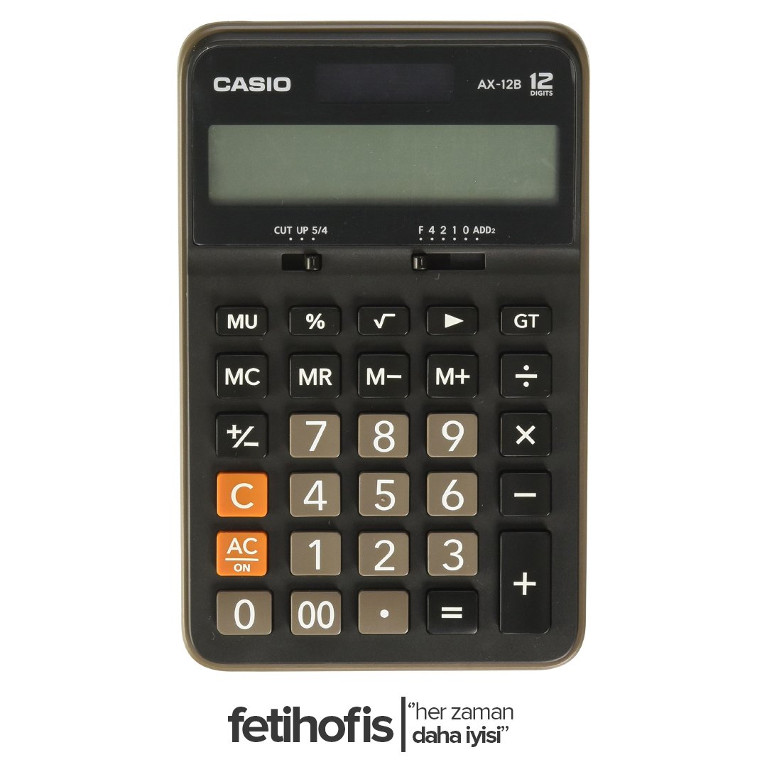 Casio AX-12B Masaüstü Hesap Makinesi