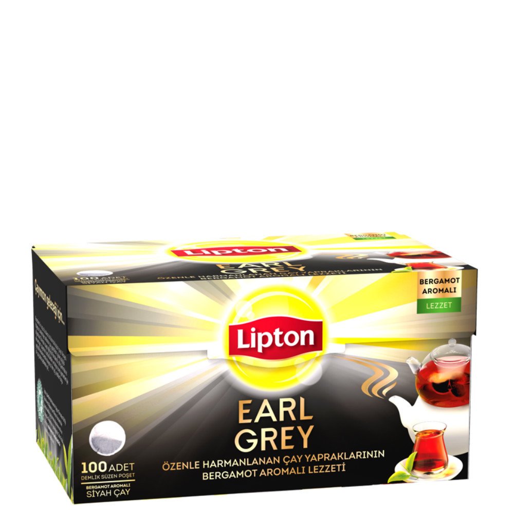 Lipton EarlGrey Demlik Poşet Çay 100'lü