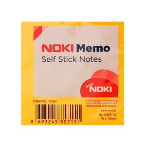 NOKİ MEMO YAPIŞKANLI NOT KAĞIDI 75*75 TURUNCU