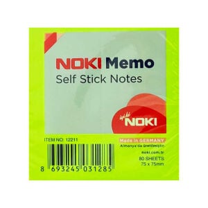 NOKİ MEMO YAPIŞKANLI NOT KAĞIDI 75*75 YEŞİL