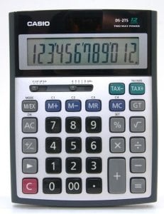 Casio DS-2TS Masaüstü Hesap Makinesi