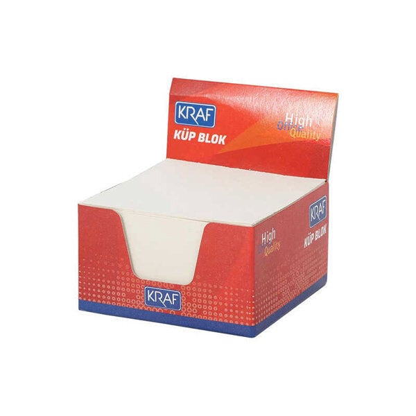 KRAF 115G KÜP BLOK BEYAZ 8*8CM