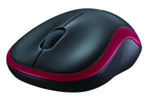 Logitech M185 Kablosuz Mouse Kırmızı