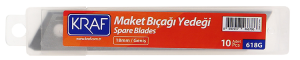 Kraf 618G Maket Bıçağı Yedeği Geniş 100' lü