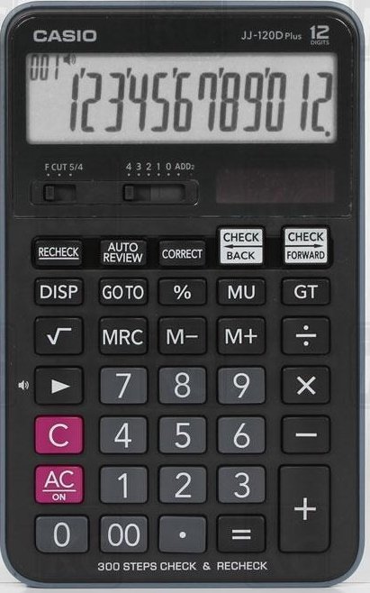 Casio JJ-120D Plus  Masaüstü Hesap Makinesi