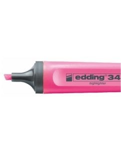 Edding E-344 Fosforlu Kalem Pembe