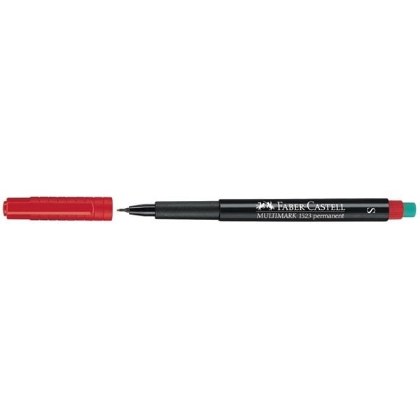 Faber Castell 1523 Permanent Kalem (S) Kırmızı