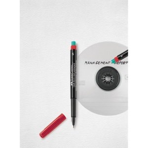 Faber Castell 1523 Permanent Kalem (S) Kırmızı