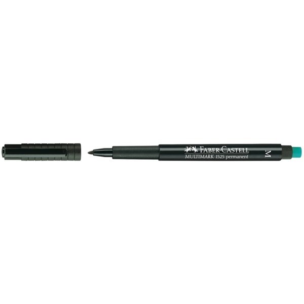 Faber Castell 1525 Permanent Kalem (M) Siyah