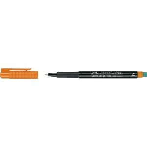 Faber Castell 1525 Permanent Kalem (M) Turuncu