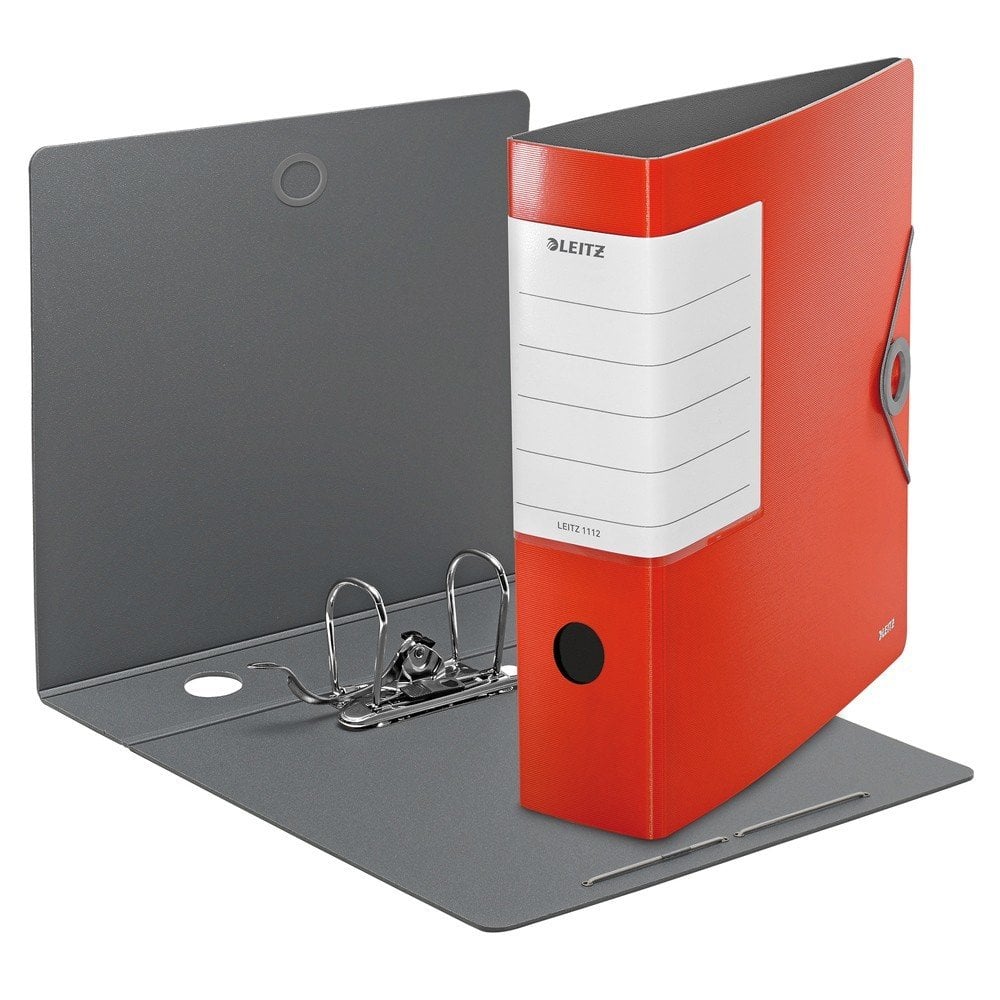 Leitz  1047 Active Solid Plastik Klasör Geniş Kırmızı