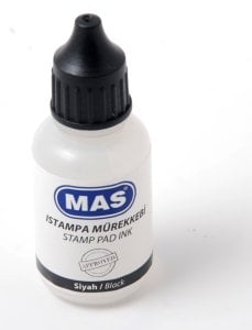 MAS 462 ISTAMPA MÜREKKEBİ 20 CC SİYAH