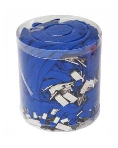 KRAF KART ASKI İPİ METAL KLİPS MAVİ 510G
