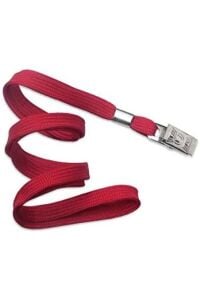 KRAF KART ASKI İPİ METAL KLİPS KIRMIZI 510G