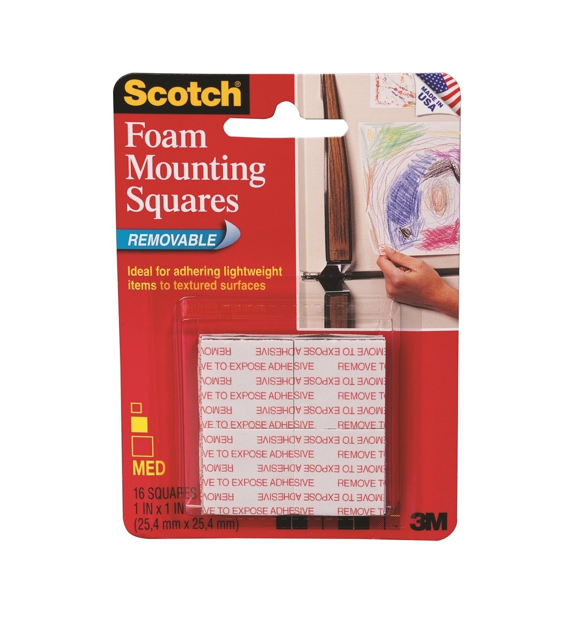 Scotch 108 Yapışıp Çıkabilen Köpük Bant